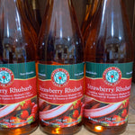 Apple Strawberry Rhubarb Sparkling Cider